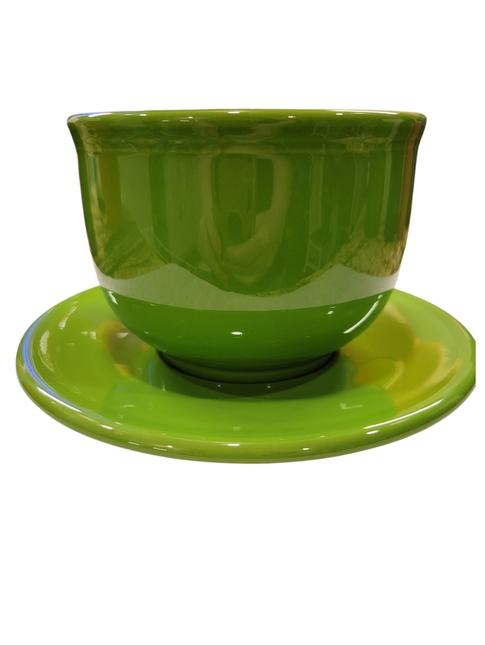 Fiesta Chili Bowl/Jumbo Saucer Set Shamrock Intro 2003 P86